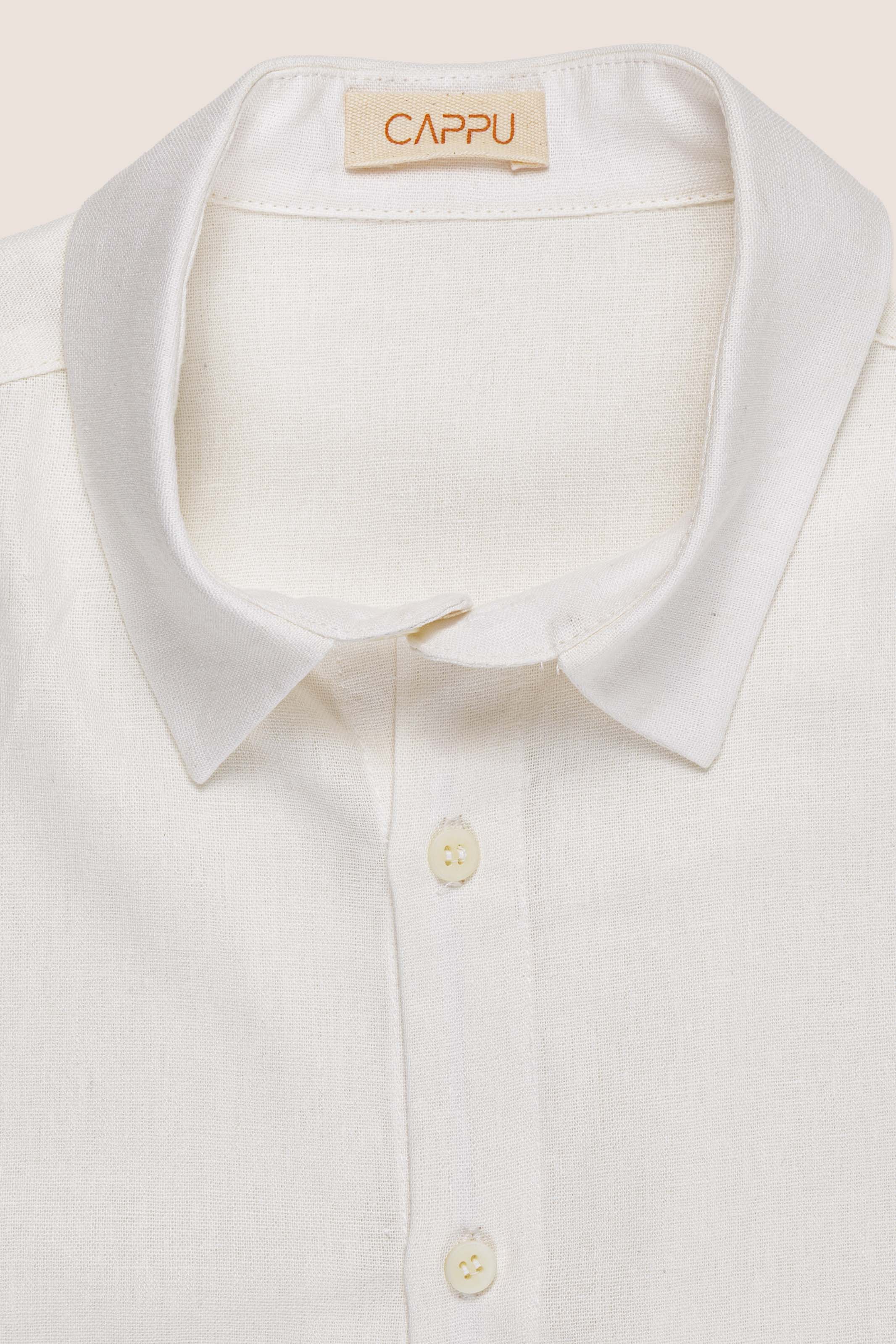 Camisa Horizonte Linho Branca Adulto